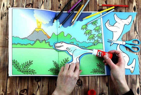 Začínáme vystřihovat Dinosauři