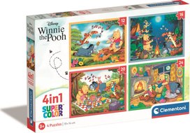 Puzzle Medvídek Pú 4v1