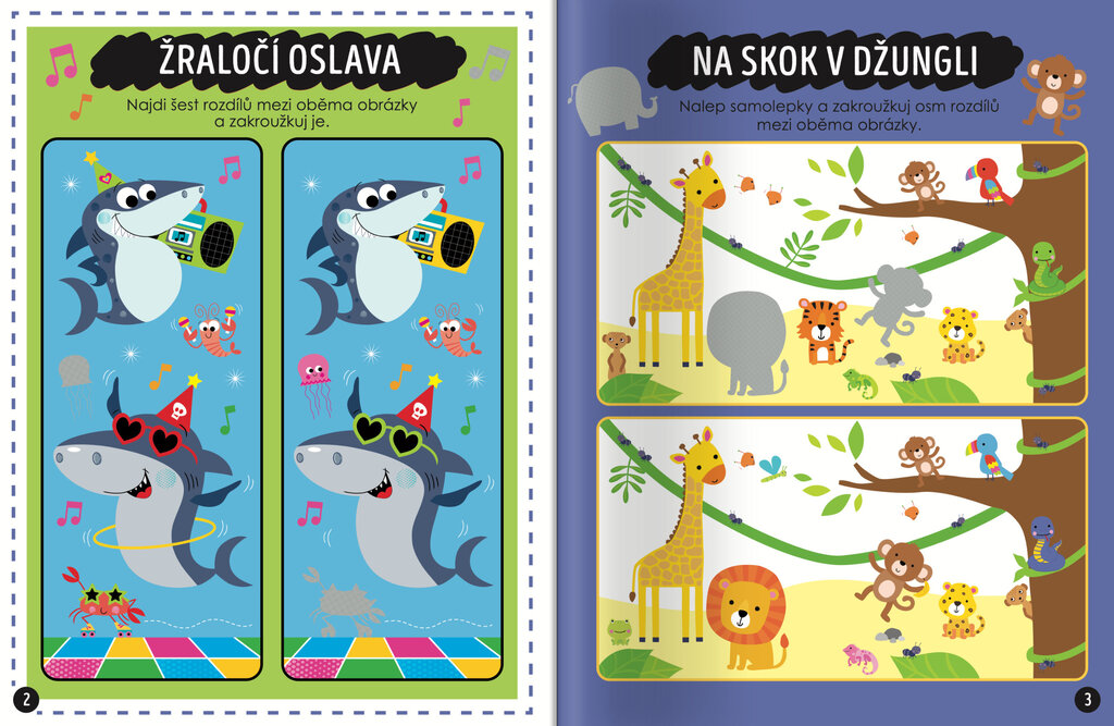 Zábavné učení Hledej rozdíly