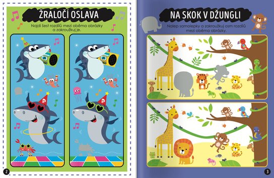 Zábavné učení Hledej rozdíly