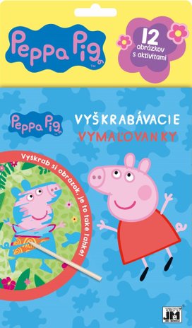 Vyškrabávacie vymaľovanky Peppa