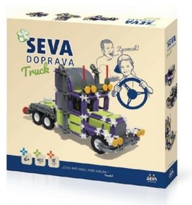 Stavebnice SEVA Doprava Truck plast 402 dílků