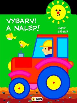 Vybarvi a nalep! Traktor