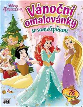 Vánoční omalovánky Princezna