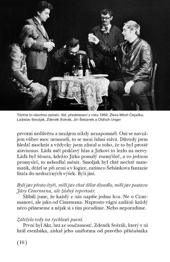 Nedělňátko aneb s Cimrmanem v zádech 