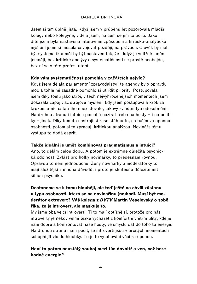 Linda Bartošová: Novinářky
