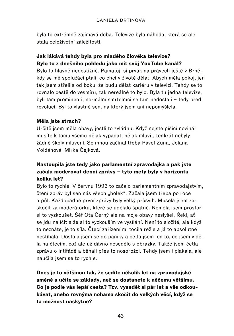 Linda Bartošová: Novinářky