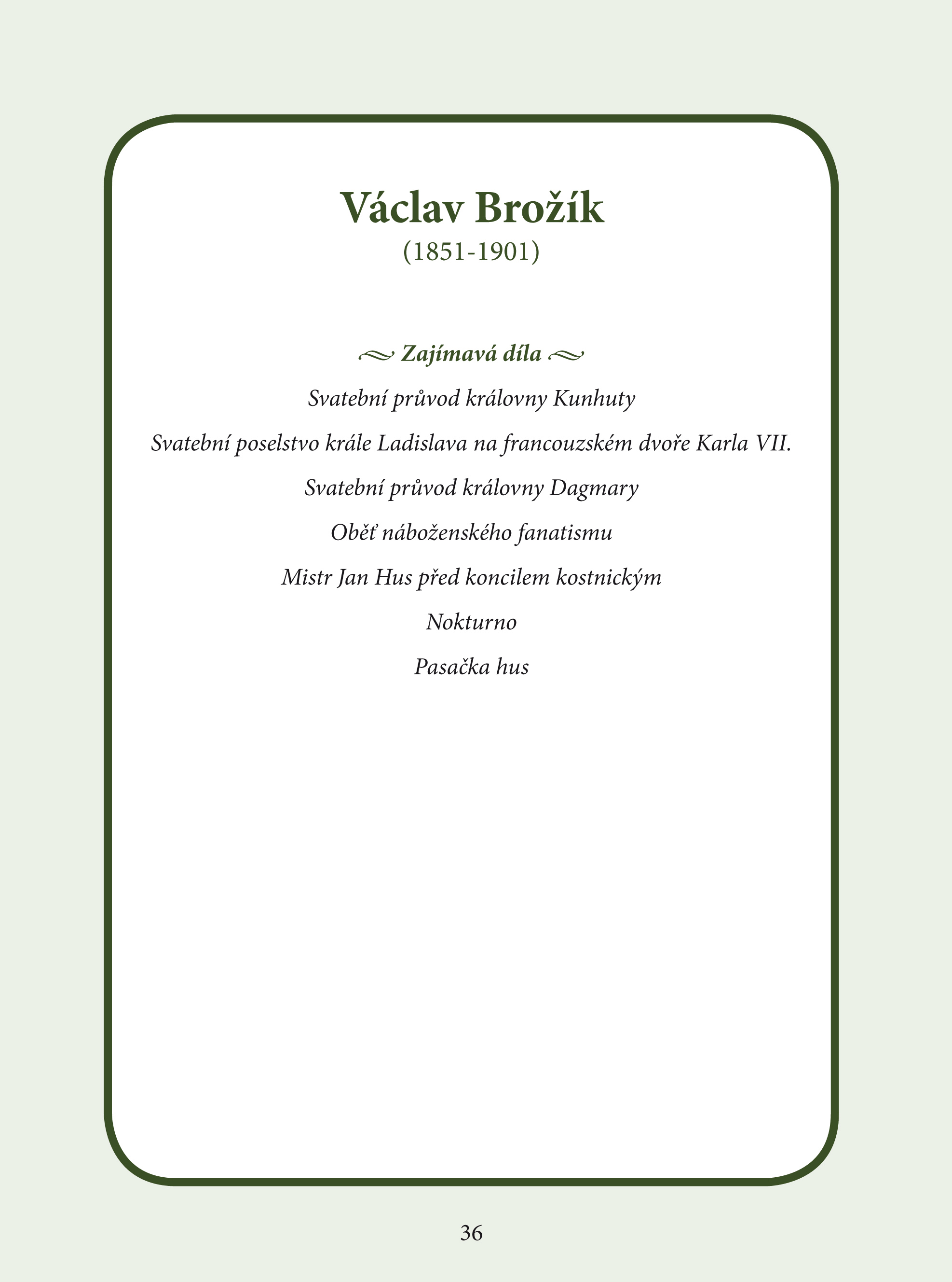 Lásky českých malířů