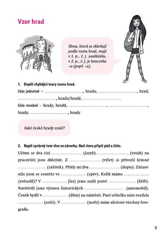 Procvičuj - Pravopis podstatných jmen 