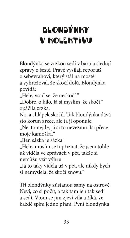 Anekdoty 3: Blondýnky