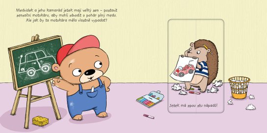 Medvídek v dílně