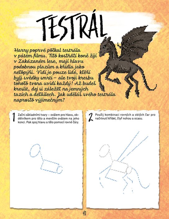Harry Potter: Jak kreslit postavy, tvory a kouzelné předměty