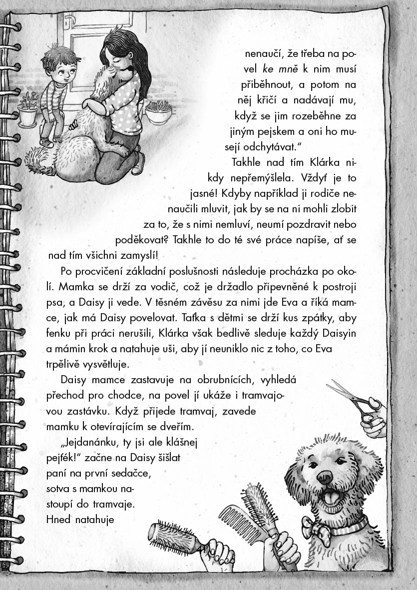 Zvířecí pomocníci - Klárka a vodicí pes Daisy