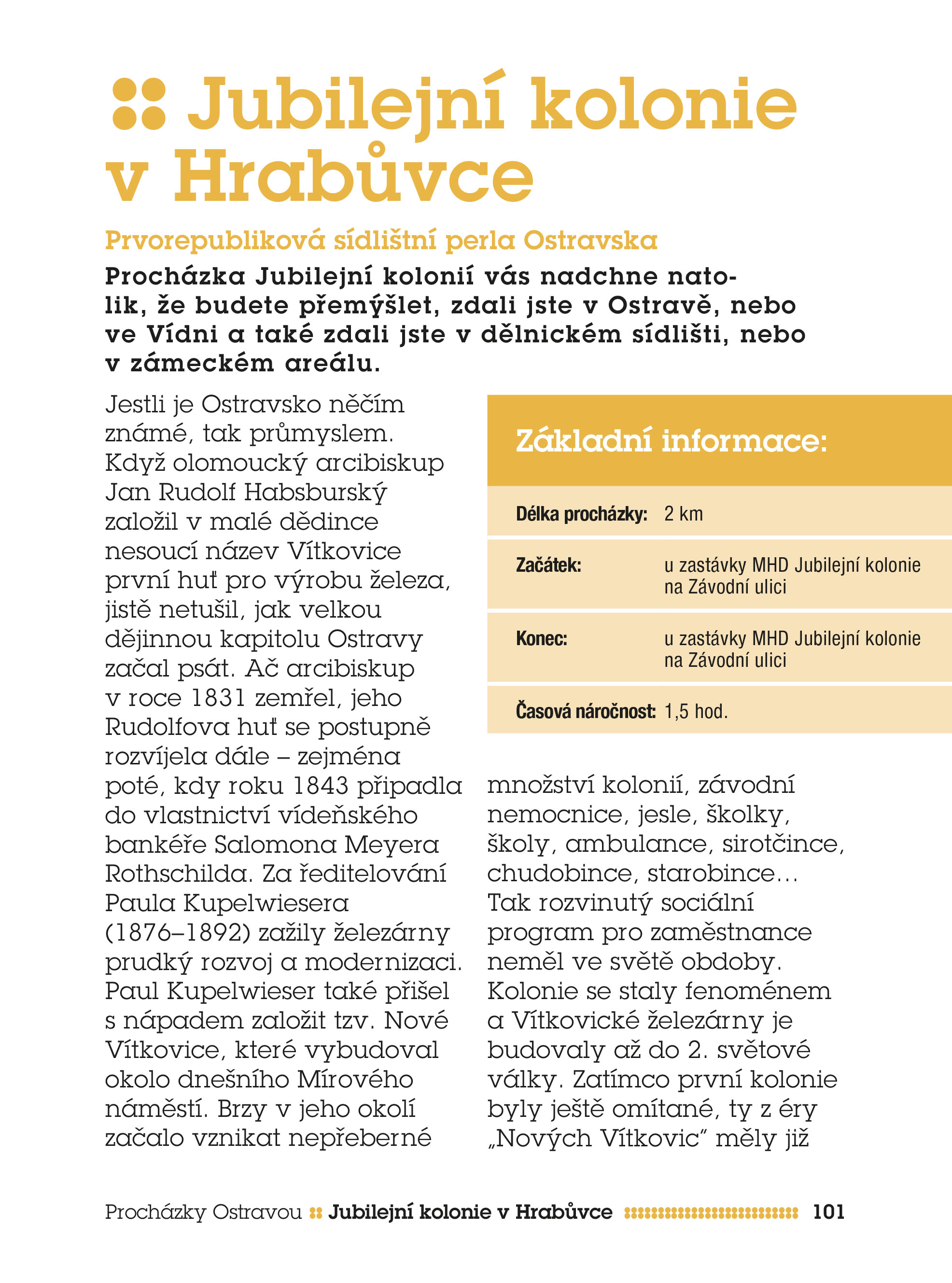 Procházky Ostravou