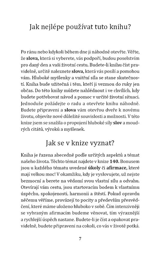 Slova, která pomáhají