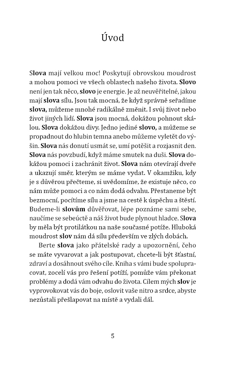 Slova, která pomáhají