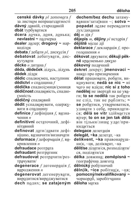 Ukrajinsko-český česko-ukrajinský kapesní slovník