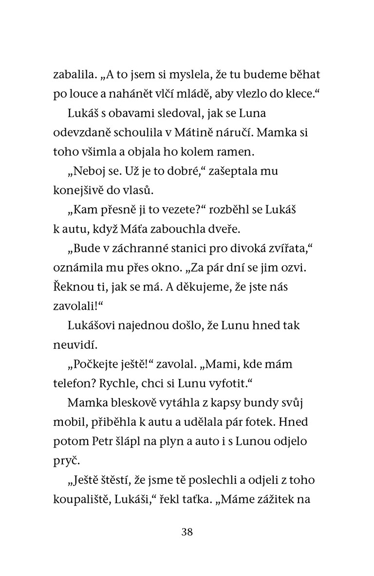 Záchranná stanice - Vlčice Luna
