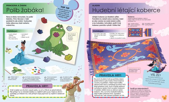 Disney Princezna - Tvořivá knížka