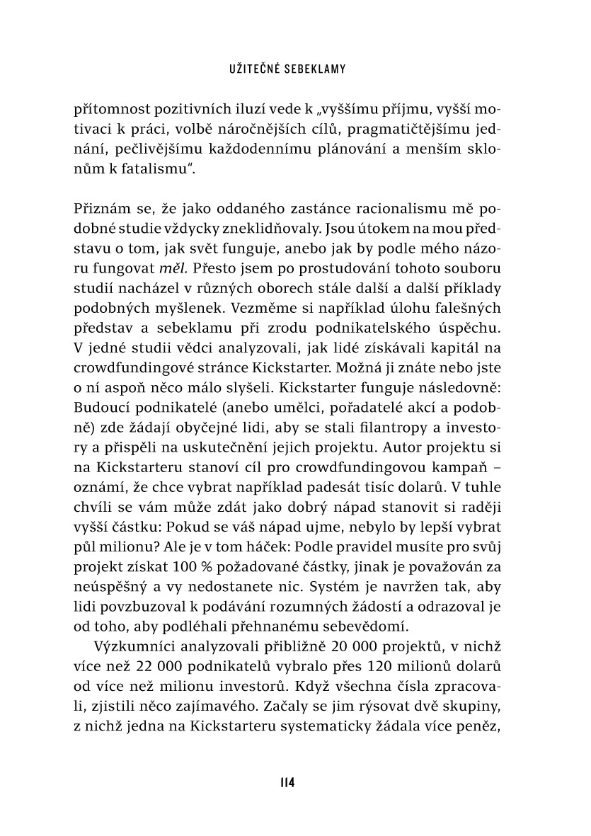 Užitečné sebeklamy 