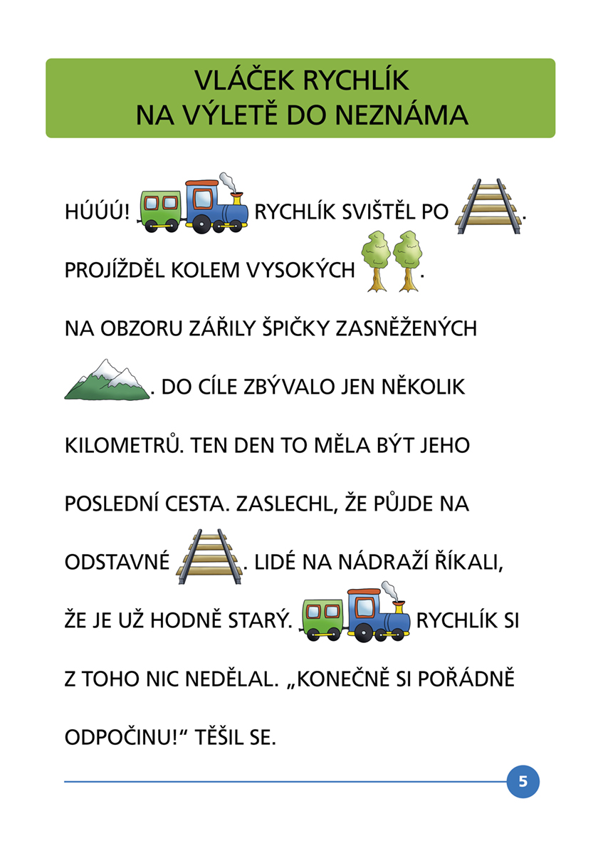 Čteme s obrázky – Veselé pohádky pro malé dobrodruhy 