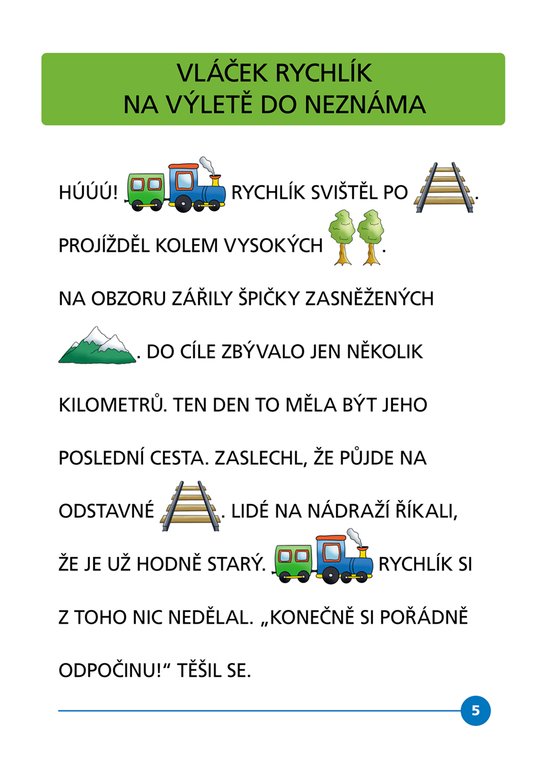 Čteme s obrázky – Veselé pohádky pro malé dobrodruhy 