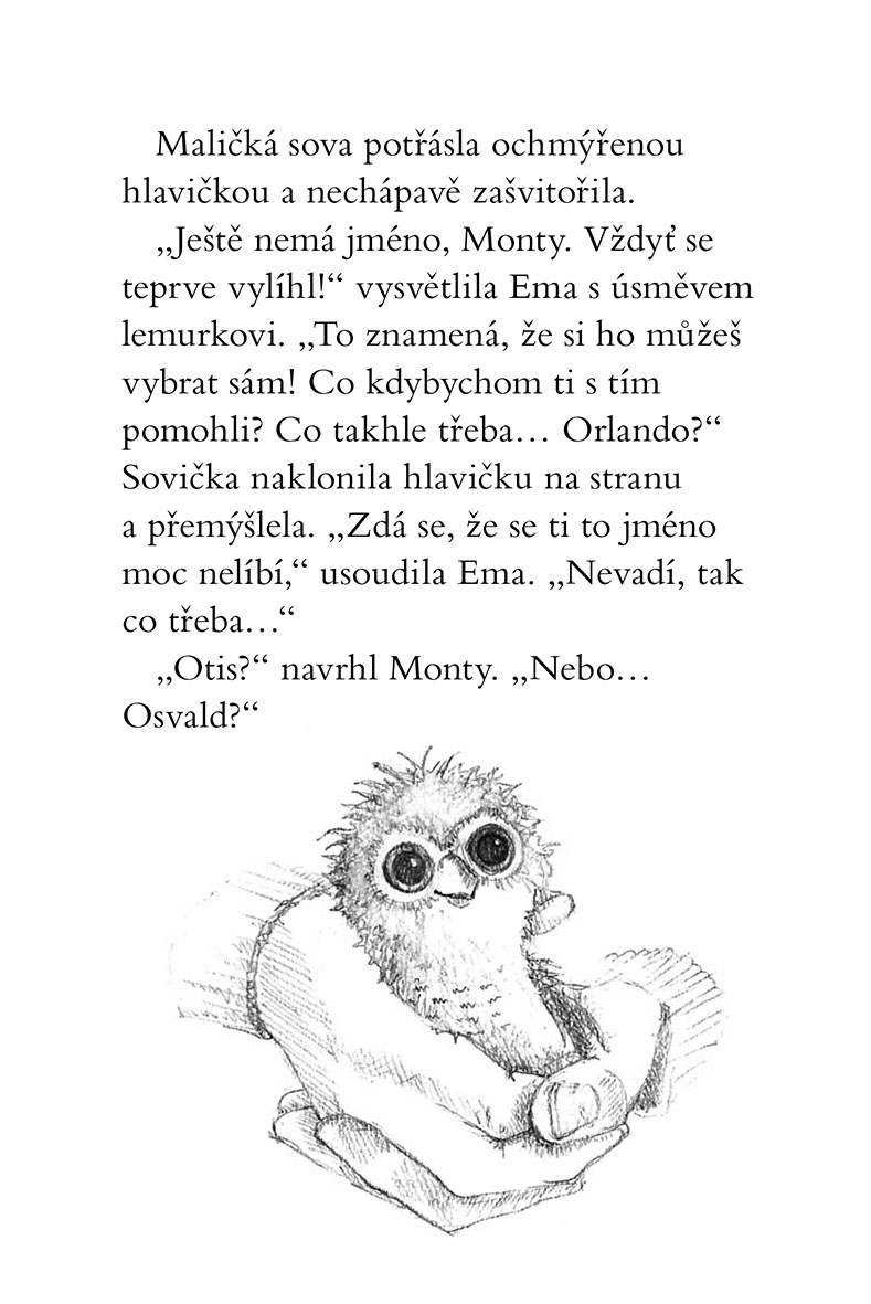 Ema a její kouzelná zoo - Ospalá sovička