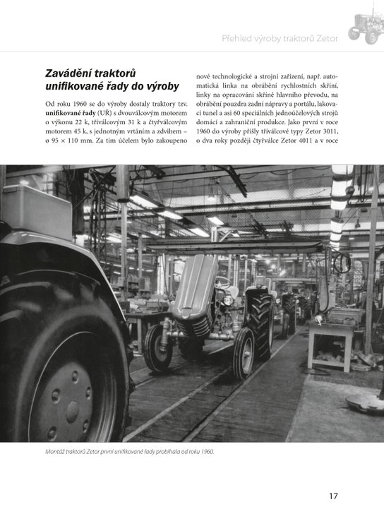 Historie traktorů Zetor