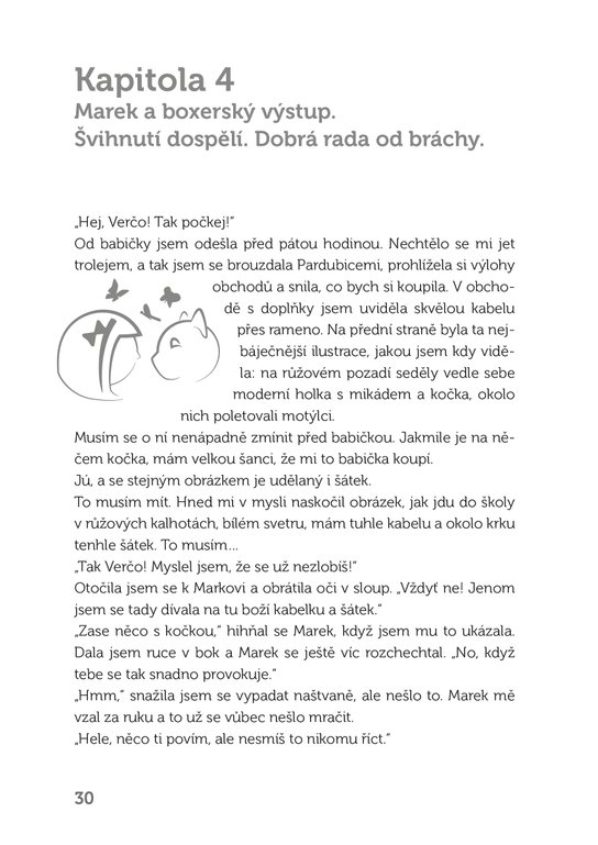 Veronika a srdíčka v deníku