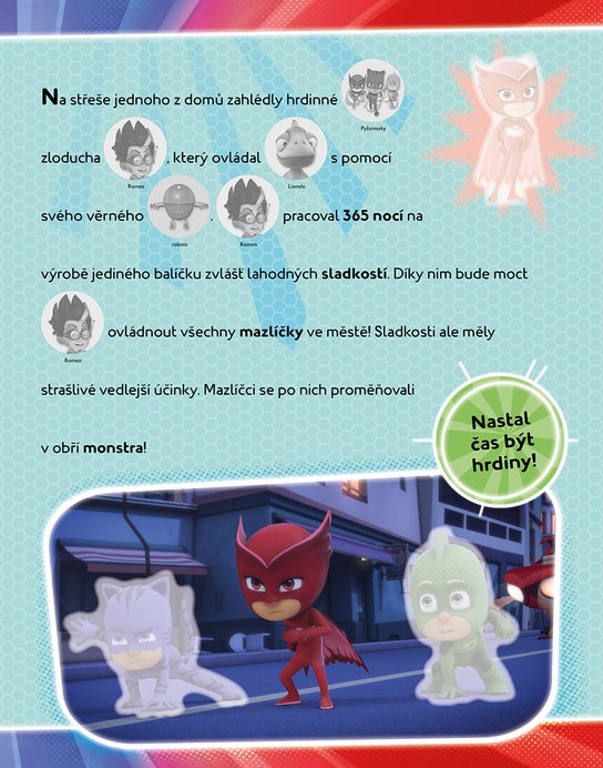 Pyžamasky - Moje první pohádka se samolepkami