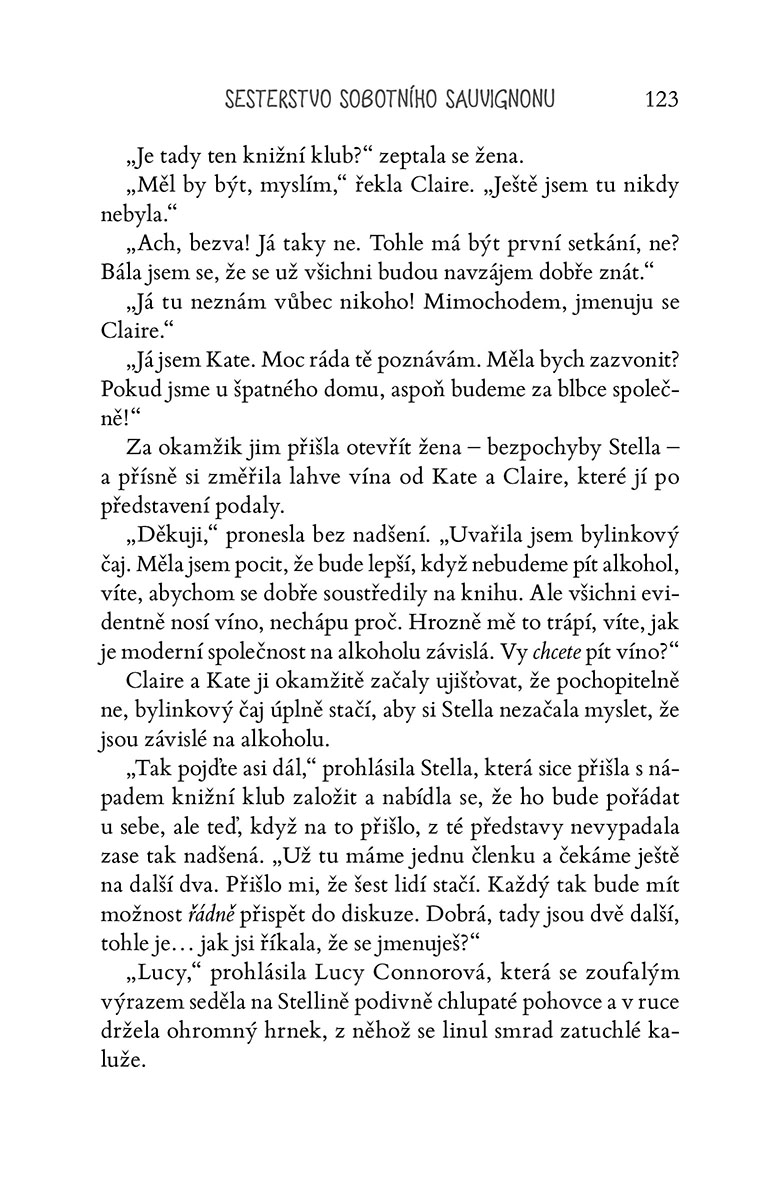 Sesterstvo sobotního sauvignonu