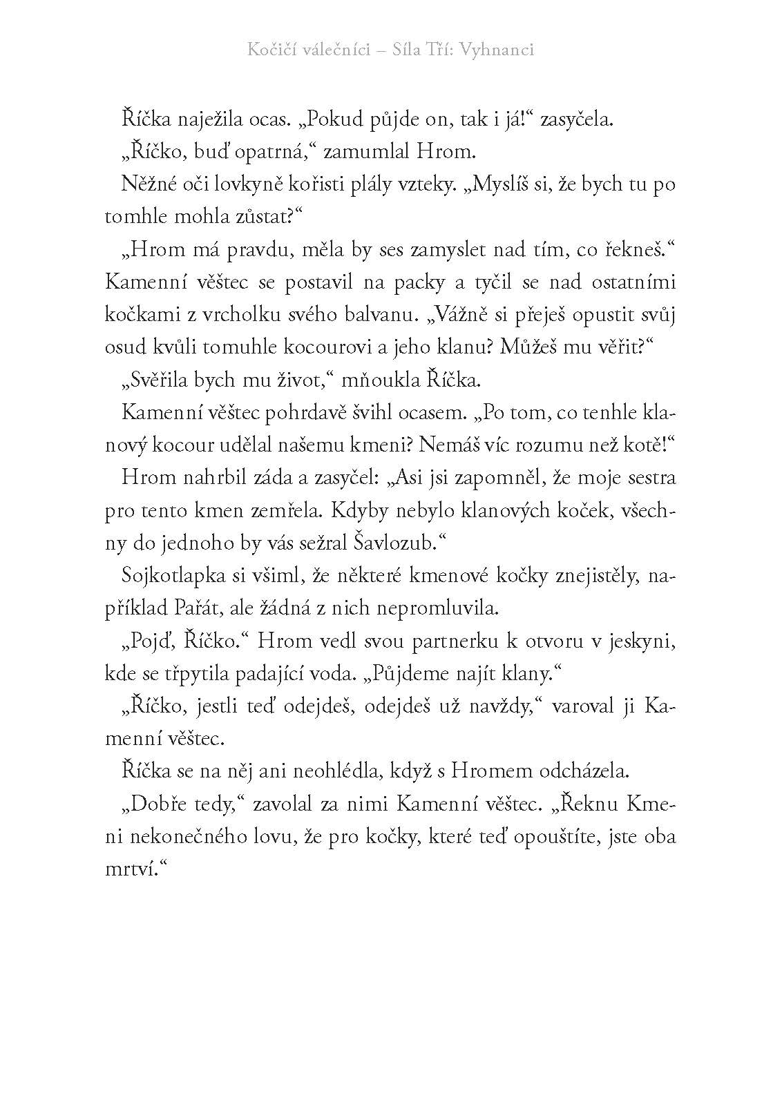 Kočičí válečníci: Síla tří (3) – Vyhnanci