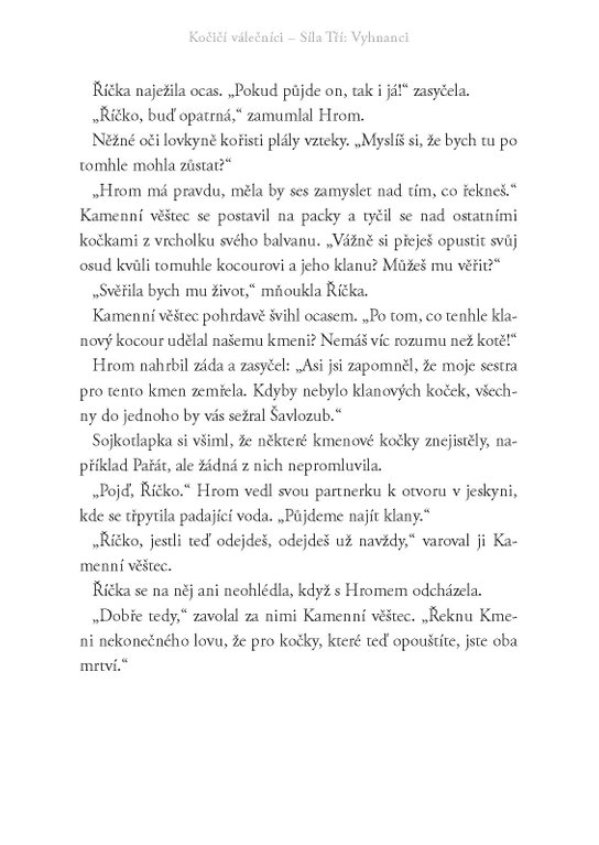 Kočičí válečníci: Síla tří (3) – Vyhnanci