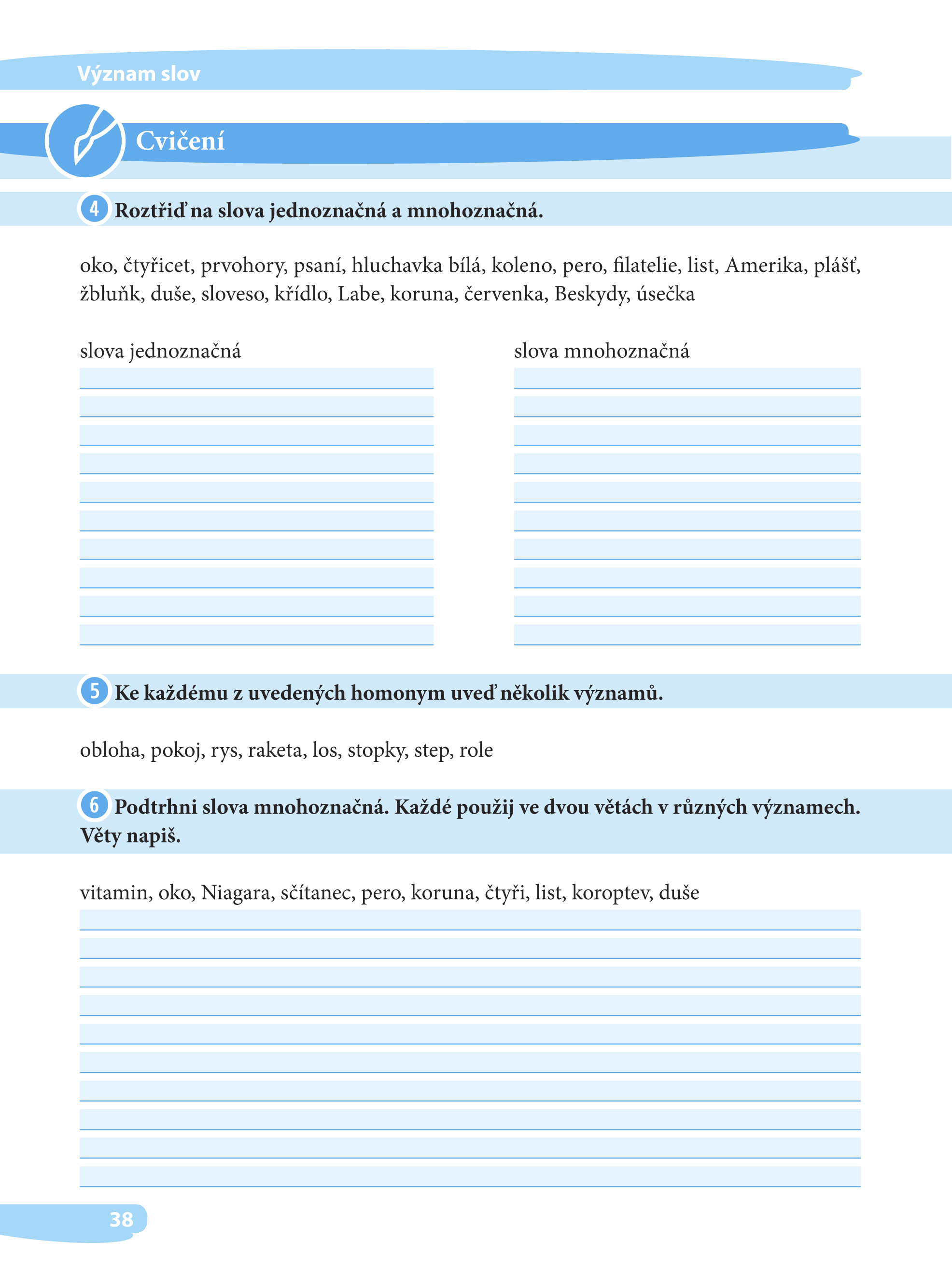 Cvičebnice pravopisu