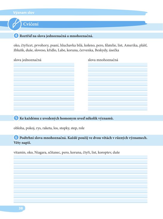 Cvičebnice pravopisu
