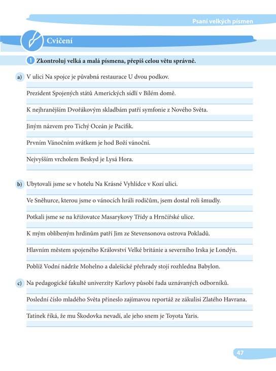 Cvičebnice pravopisu
