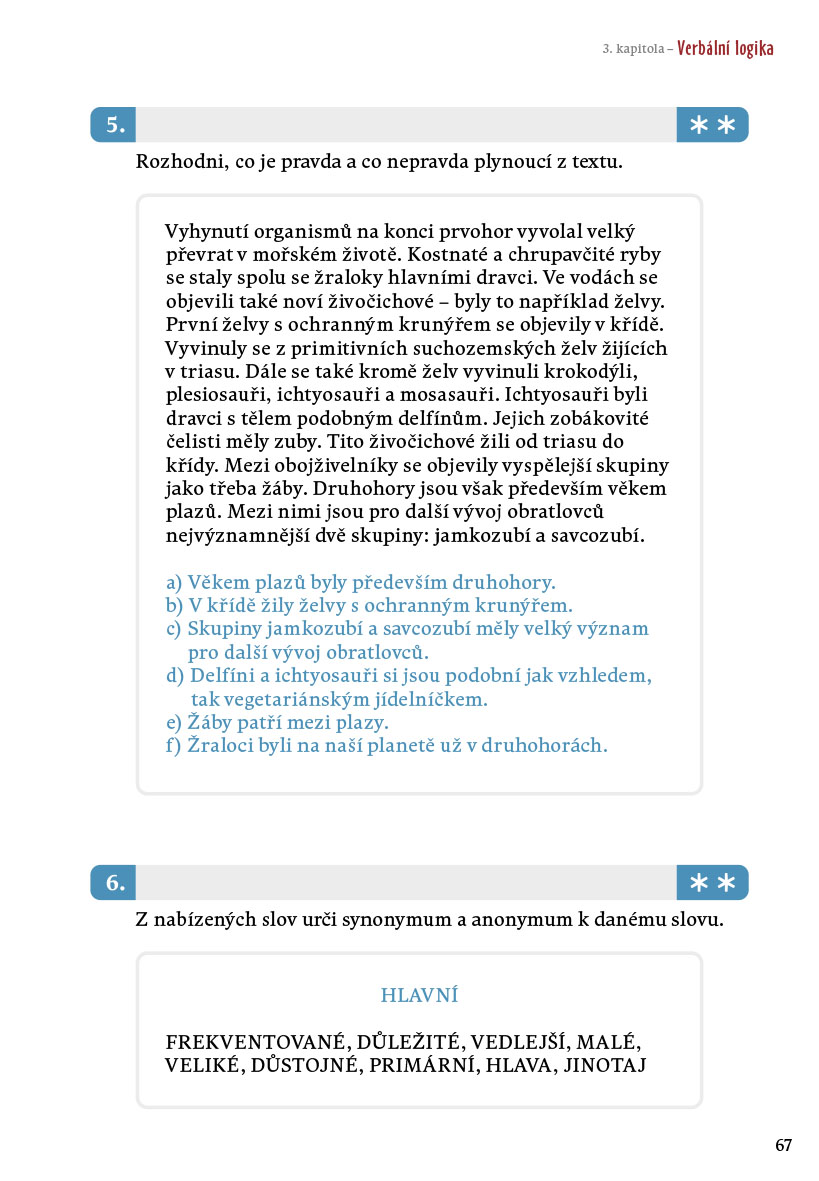 Hravá matematika a logika pro chytré hlavy