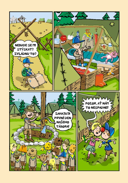 Zápisník pro malé skauty