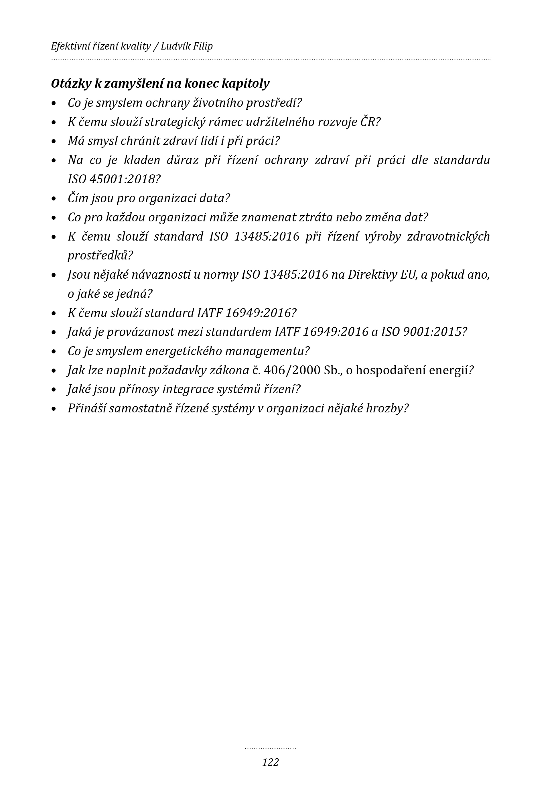 Efektivní řízení kvality