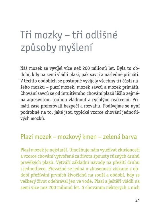 Za to můžeš ty... můj mozku