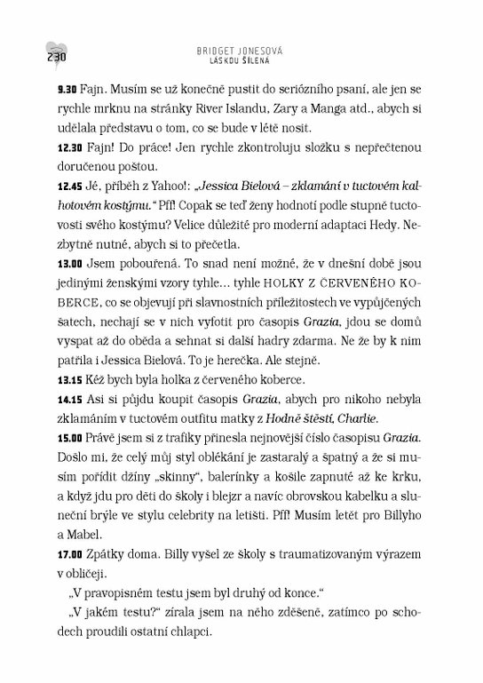 Bridget Jonesová: láskou šílená