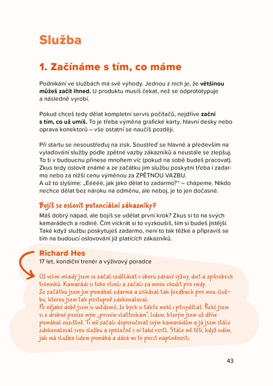 Podnikání z lavice