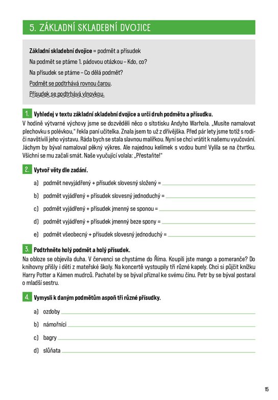 Čeština jasně a přehledně – Větná skladba