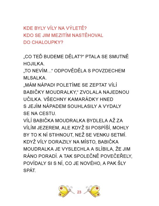 Čteme sami – genetická metoda - Pohádky z Kouzelného palouku