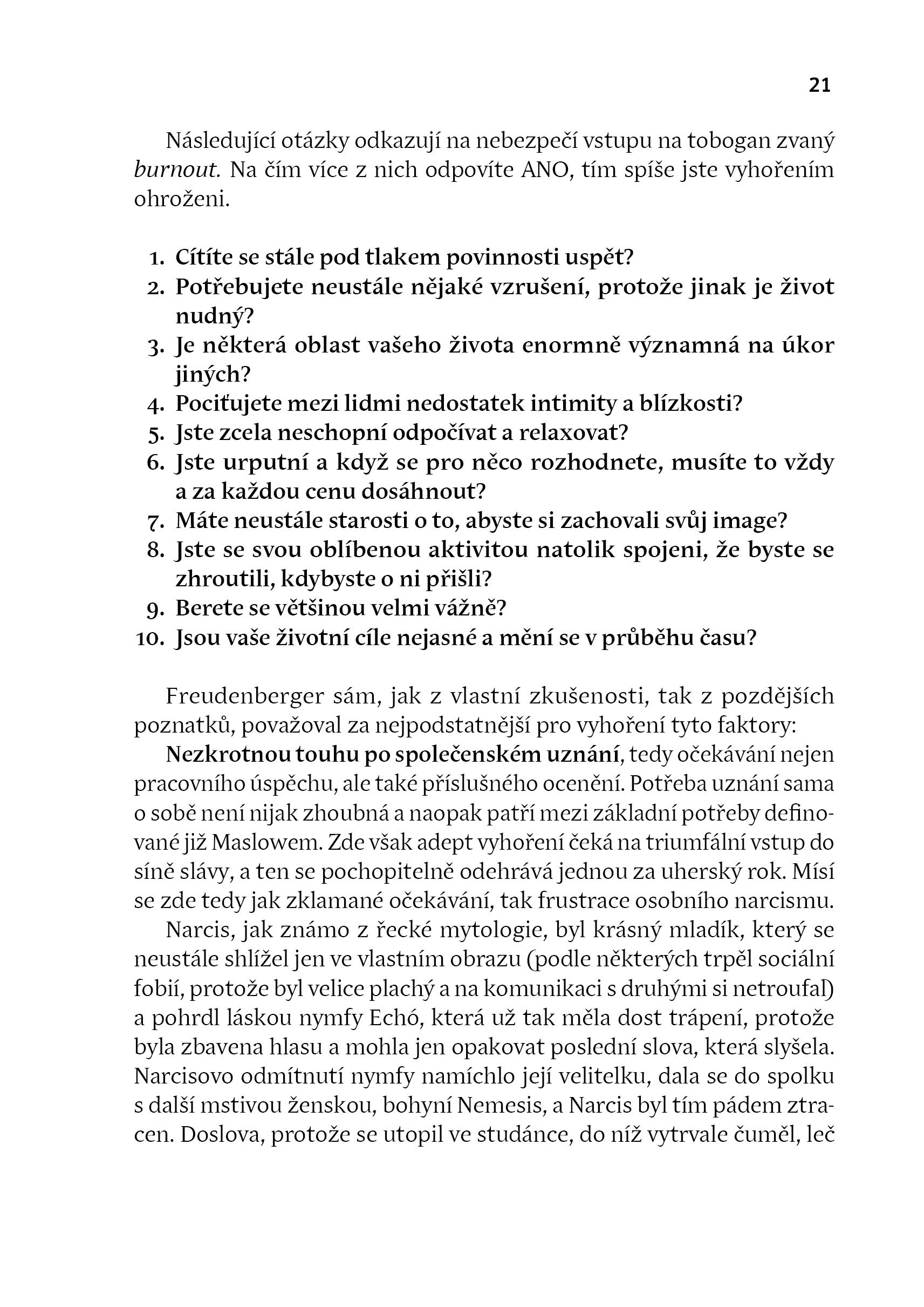 Jak žít a vyhnout se syndromu vyhoření