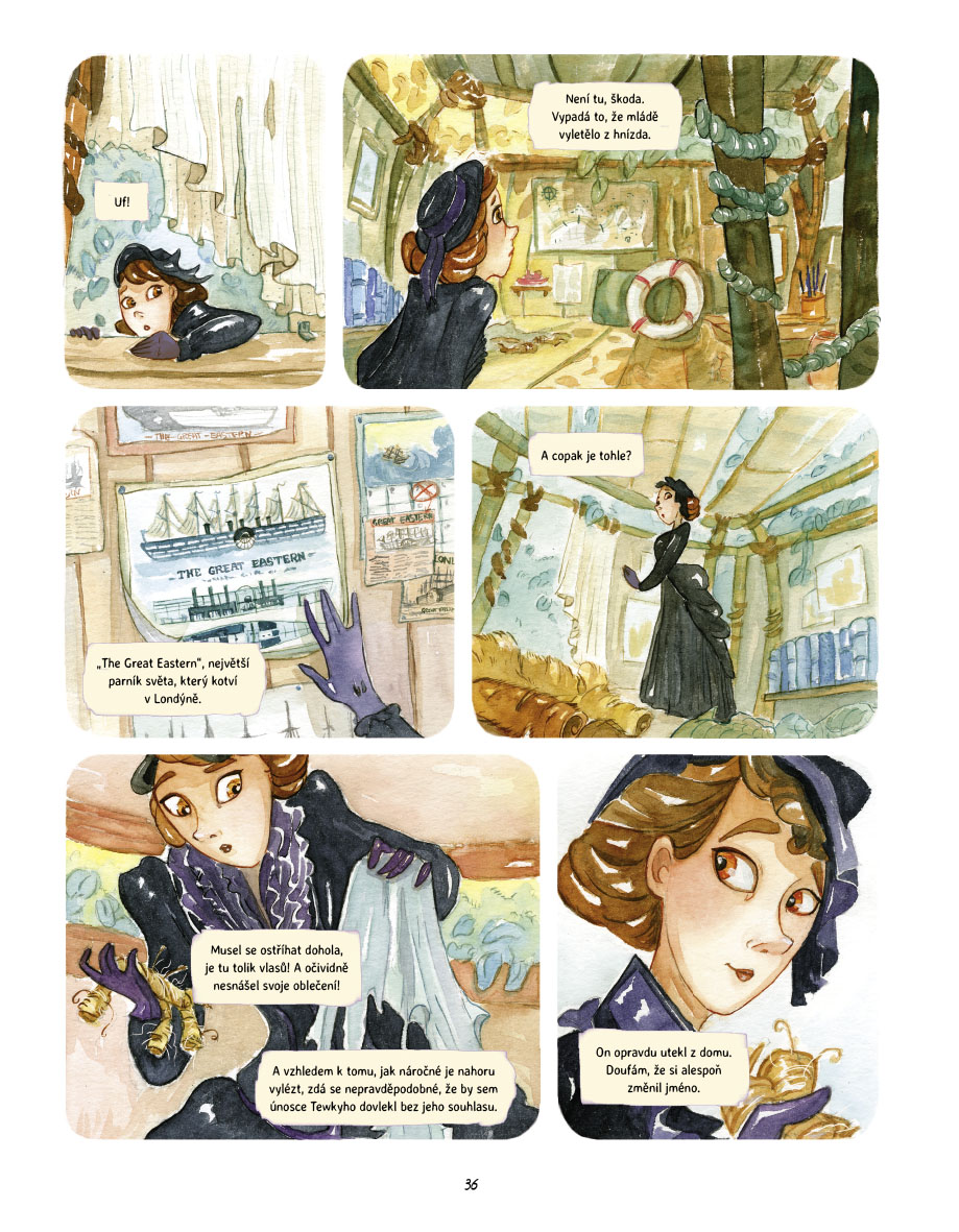 Enola Holmesová - Případ pohřešovaného markýze (komiks)