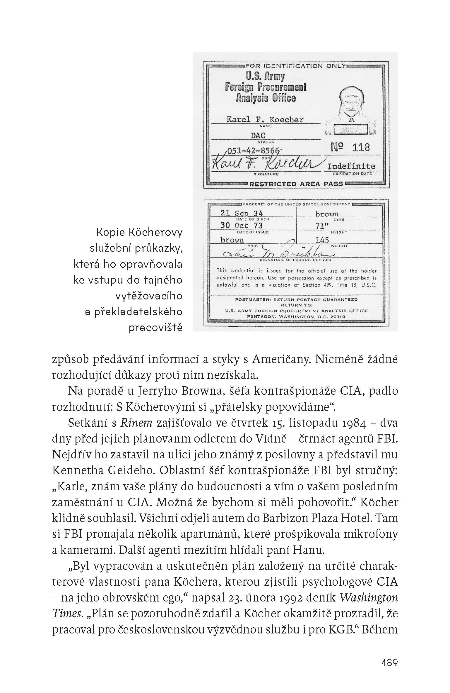 Českoslovenští vyzvědači