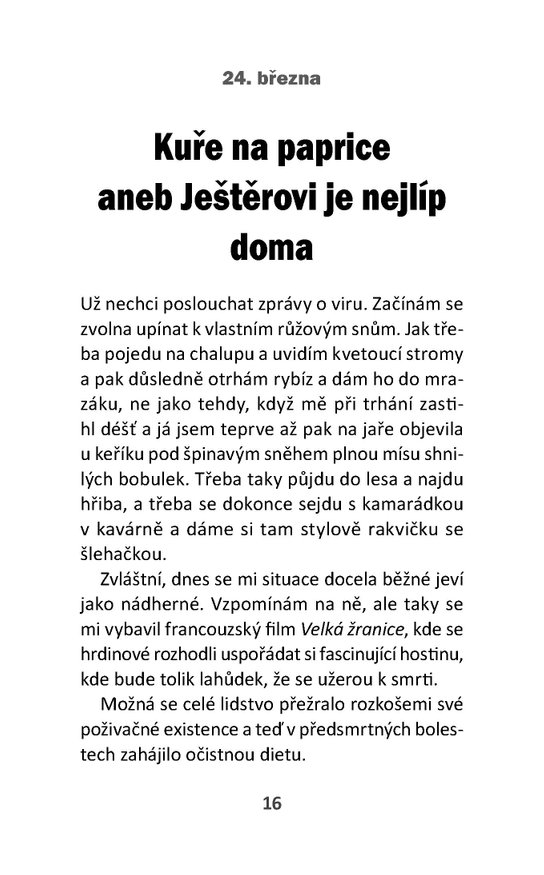 Zážitky z karantény