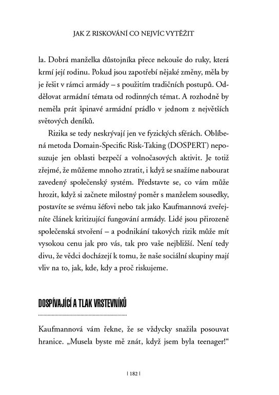 Umění riskovat
