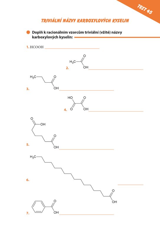 DESETIMINUTOVKY. Chemie